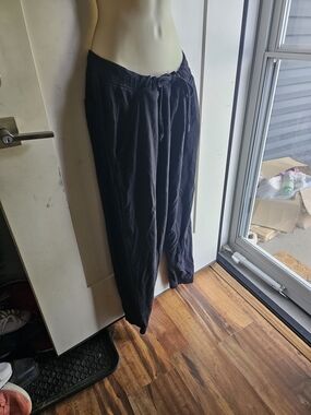 Men's Black Drawstring Lounge Pants